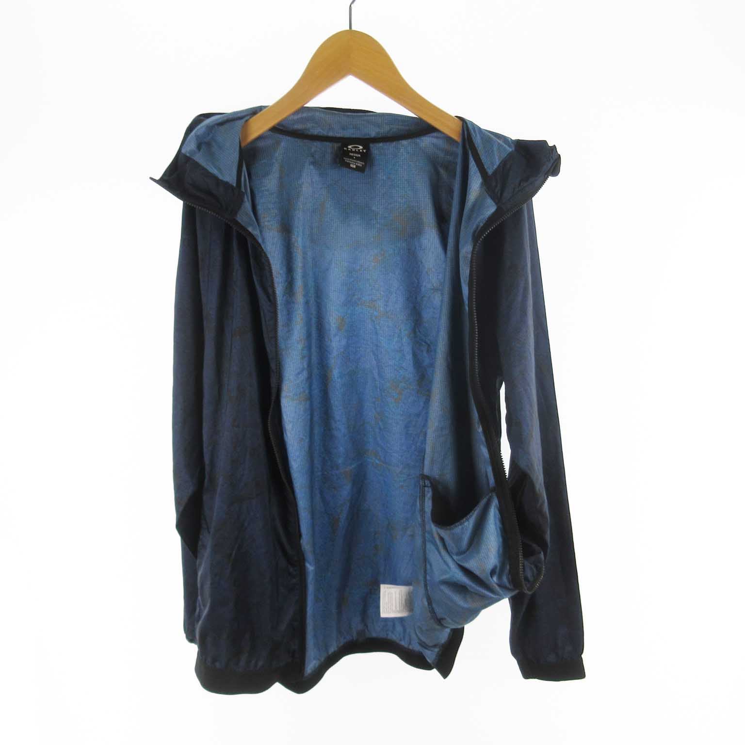 オークリー OAKLEY ナイロンパーカー 薄手 ジップアップ 柄 412480JP 