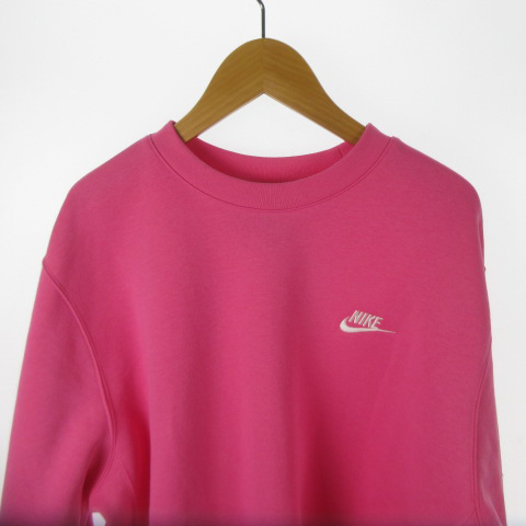 ナイキ NIKE トレーナー スウェット BV2663-684 ピンク コットン 裏