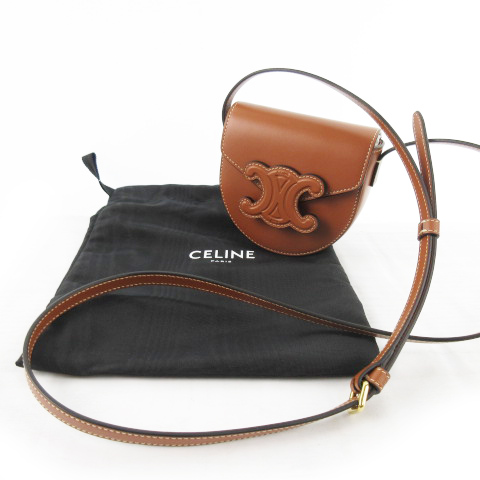 未使用品 セリーヌ CELINE ポシェット ショルダーバッグ ミニ ブザス 