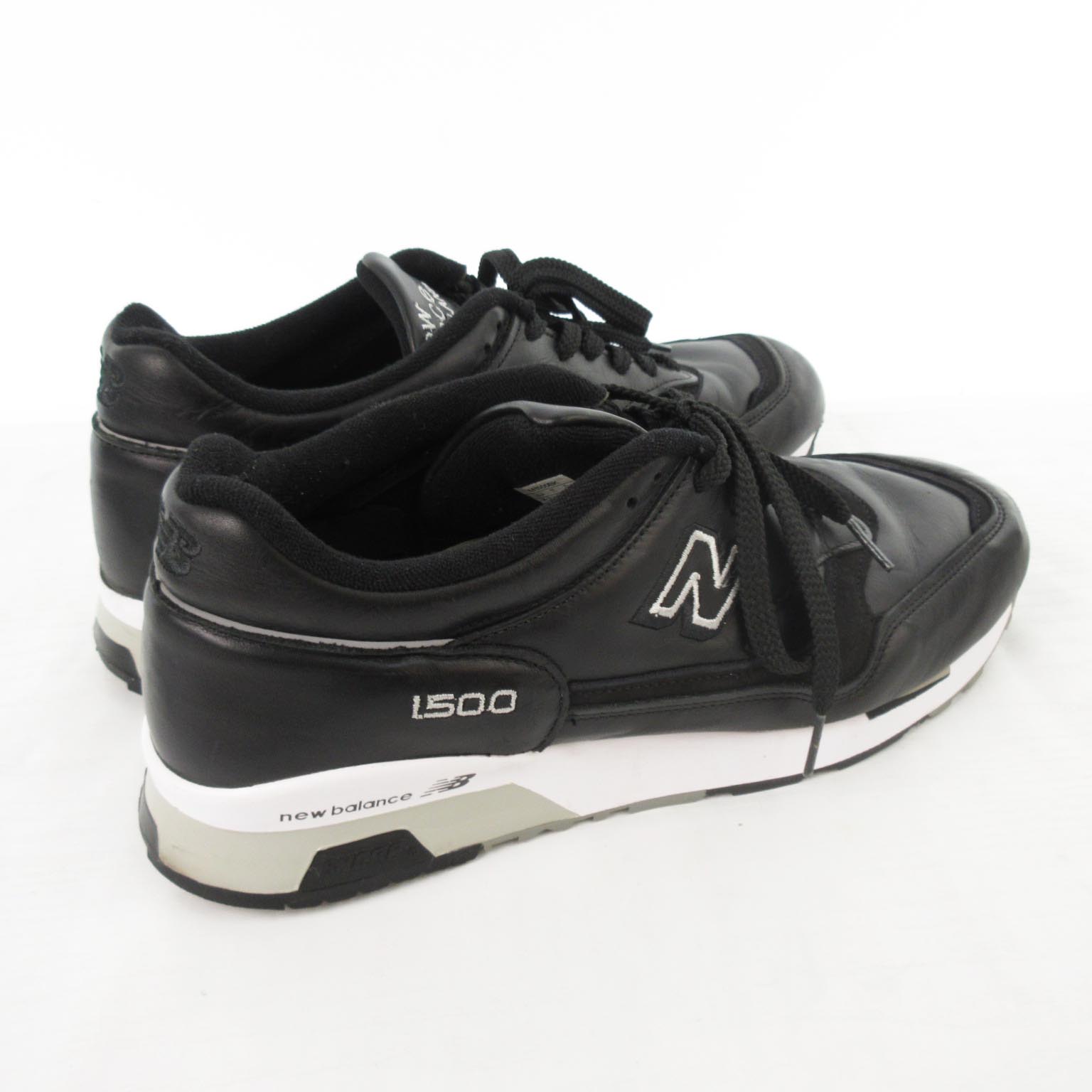 ニューバランス NEW BALANCE M1500BK スニーカー オールレザー 黒 