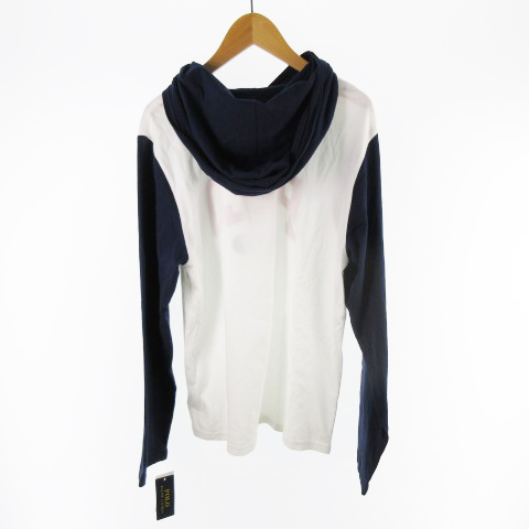 未使用 ポロラルフローレン キッズ パーカー フード付き ネイビー 長袖 100 未使用 ポロラルフローレン フード付きパーカー キッズ ネイビー 刺繍 150