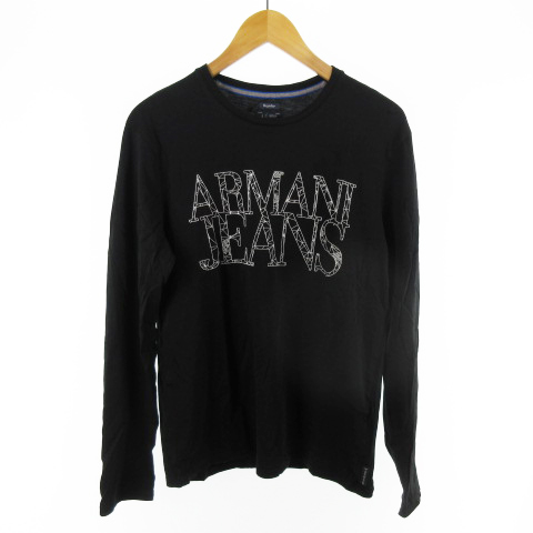 アルマーニ ジーンズ ARMANI JEANS ロンTシャツ 長袖 カットソー ロゴ 