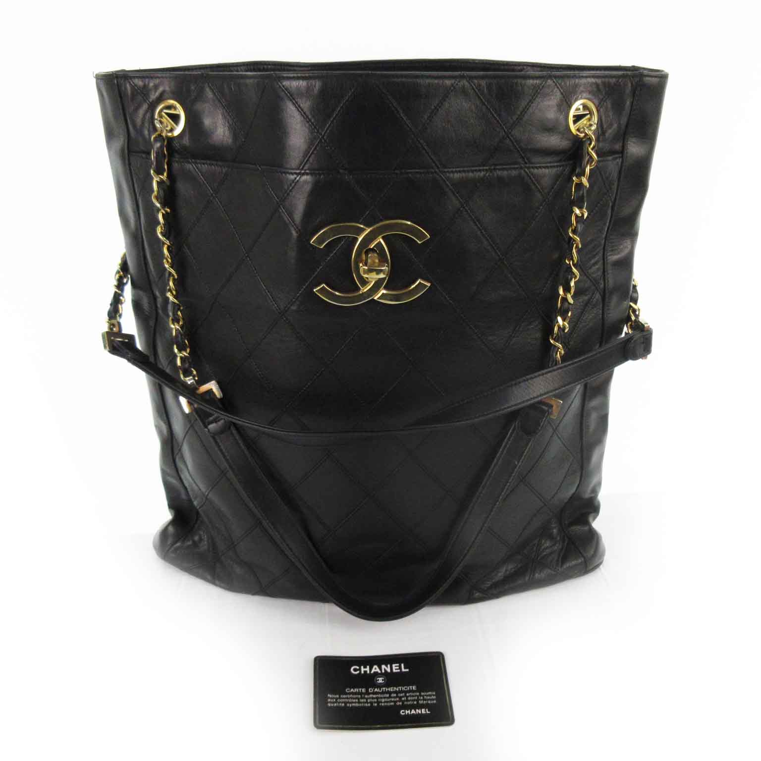 シャネル CHANEL チェーン トート ショルダーバッグ ビコローレ デカ 