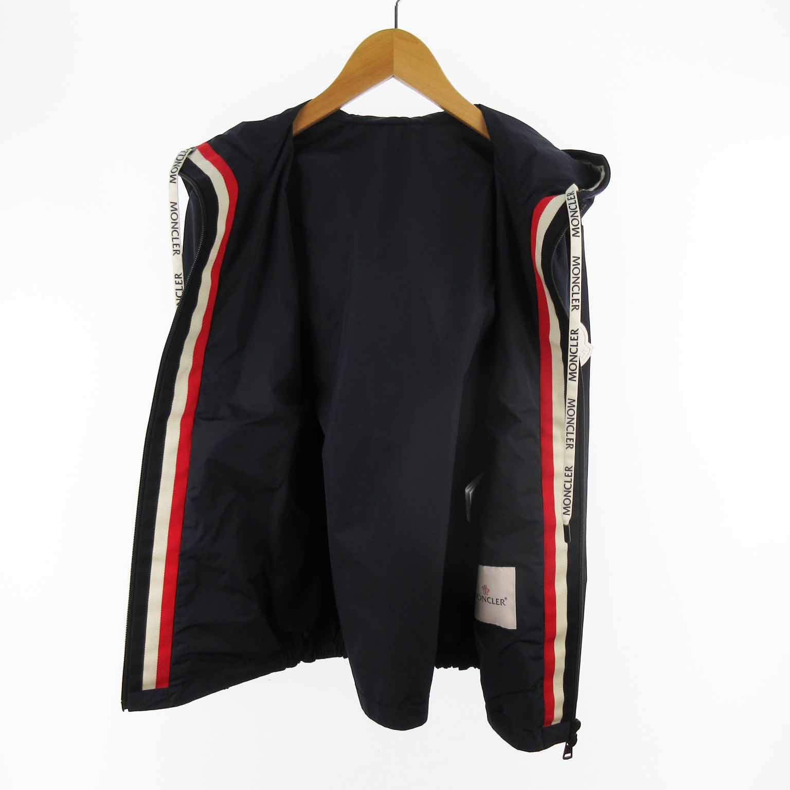 モンクレール ジャケット CARLES GIUBBOTTO ワッペン MONCLER (モンクレール) ロゴコード フード フルジップ