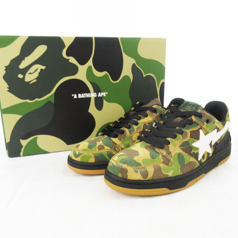 未使用品 アベイシングエイプ A BATHING APE BAPE STA OZX SH カモフラ 
