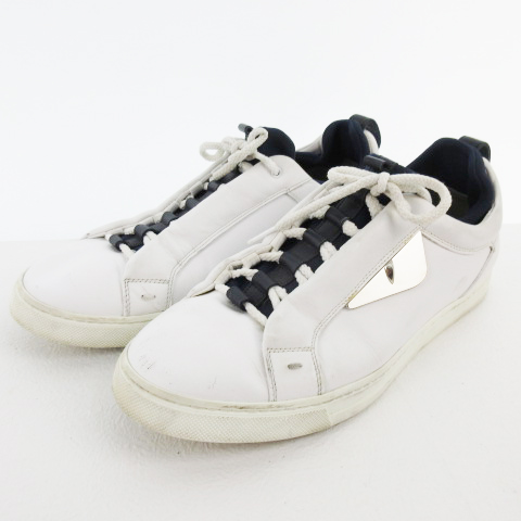 フェンディ FENDI モンスター スニーカー ローカット 7E1021 レザー  