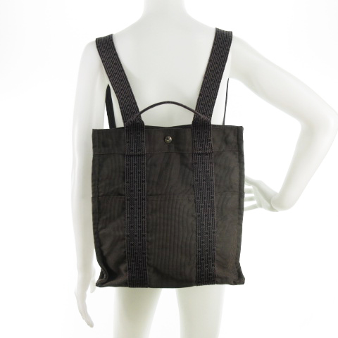 エルメス リュック トート エールライン アドPM グレー（エルメス  