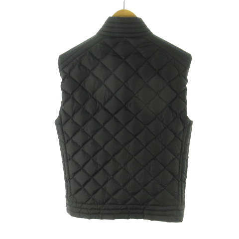 モンクレール MONCLER ダウンベスト ROY キルティング ライダース 黒 
