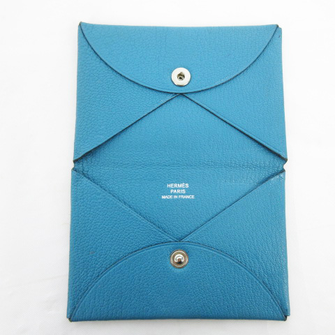 エルメス HERMES カルヴィ カードケース 名刺入れ カードホルダー パス  