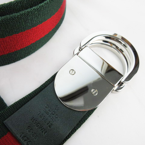希少】GUCCI ベルト シェリーライン シルバー ロゴ 金具 ヴィンテージ