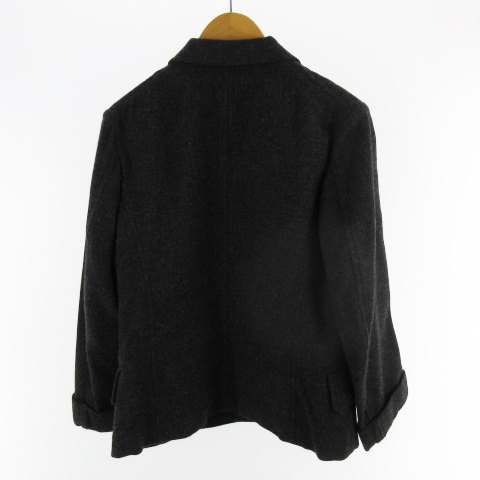 トリココムデギャルソン tricot COMME des GARCONS スーツ セットアップ 上下 ジャケット スカート ロング チャコールグレー ウール S M AD2002 TG-S033 TG-J021 レディース