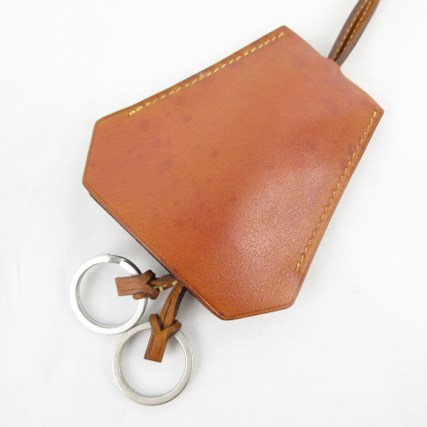 エルメス HERMES クロシェット ネックレス キーリング キーホルダー 
