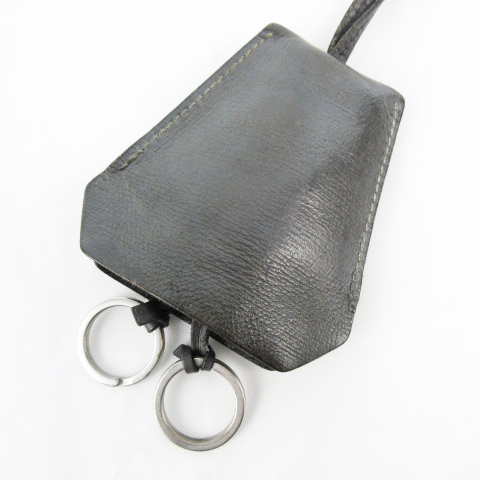 エルメス HERMES クロシェット ネックレス キーリング キーホルダー 