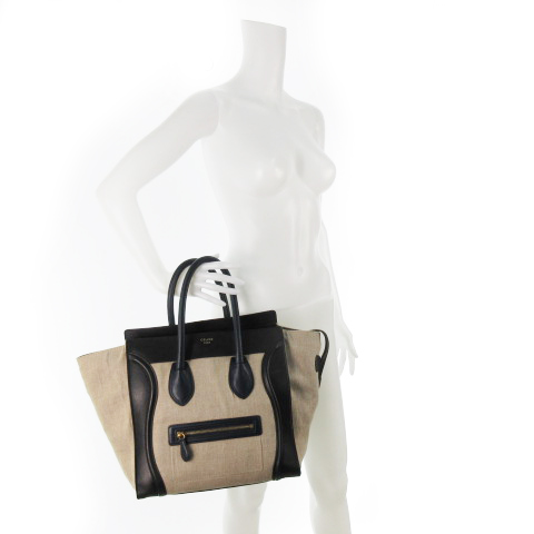 セリーヌ CELINE ラゲージ ミニショッパー ハンドバッグ トートバッグ  