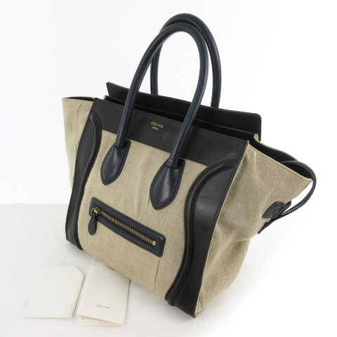 セリーヌ CELINE ラゲージ ミニショッパー ハンドバッグ トートバッグ 