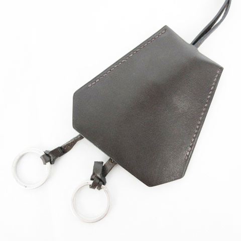 エルメス HERMES クロシェット ネックレス キーリング キーホルダー 