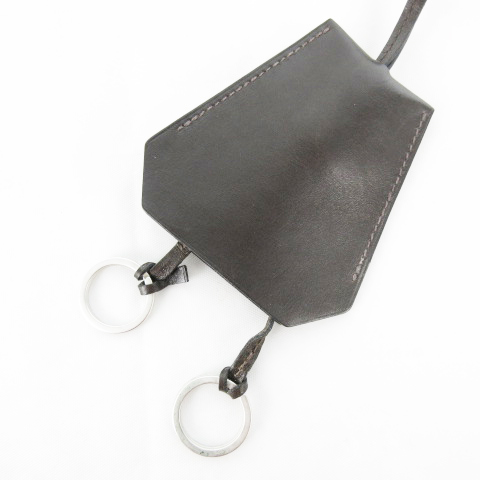 エルメス HERMES クロシェット ネックレス キーリング キーホルダー  