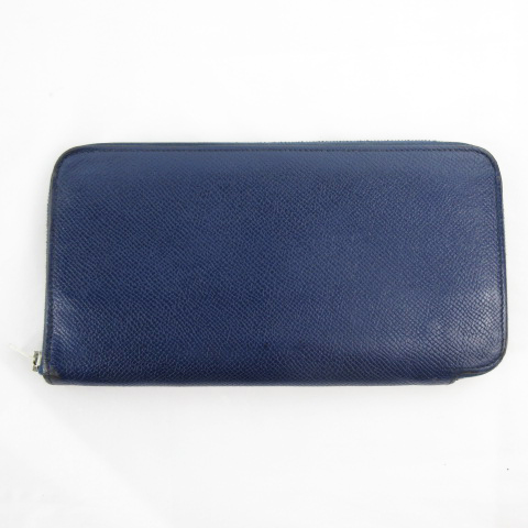 HERMES エルメスアザップ長財布ウォレット ネイビー