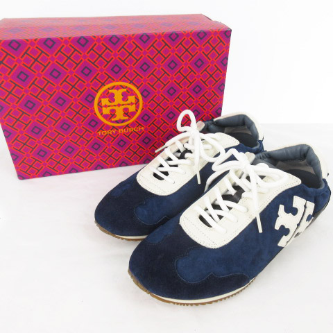 未使用品 トリーバーチ TORY BURCH トリー スニーカー シューズ ロゴ 