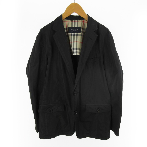 【専用です】バーバリー　ロンドン　ブラックジャケット バーバリー ロンドン BURBERRY LONDON ナイロン ジャケット テーラード