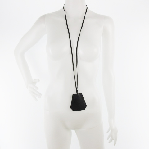 エルメス HERMES クロシェット ネックレス チャーム キーリング ダーク