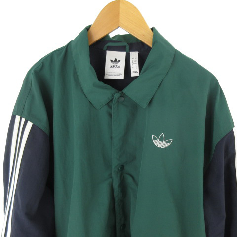 アディダス adidas TREFOIL COACH JACKET コーチジャケット グリーン 