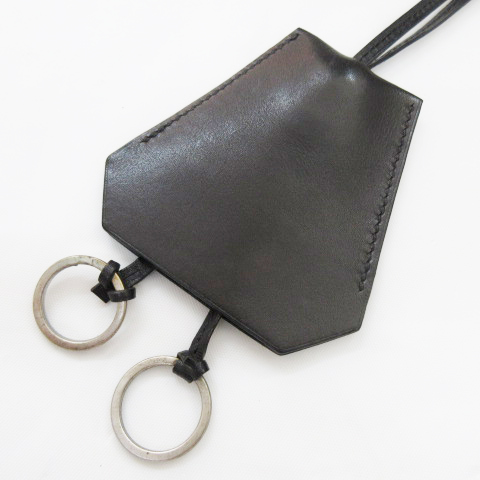 エルメス HERMES クロシェット ネックレス キーリング キーホルダー  