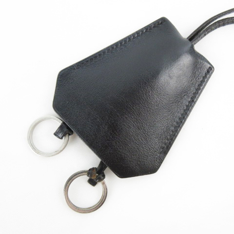 エルメス HERMES クロシェット ネックレス キーリング キーホルダー 