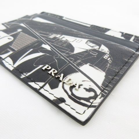 未使用品 プラダ PRADA カードケース 名刺入れ アメコミ コミック  