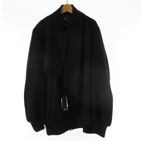 Y-3 ワイスリー アシンメトリー ウール ボンバージャケット ミリタリー