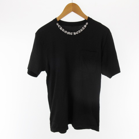 クロムハーツ CHROME HEARTS Tシャツ 半袖 ネックレター ロゴ プリント  