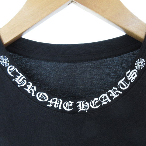 クロムハーツ CHROME HEARTS Tシャツ 半袖 ネックレター ロゴ プリント 