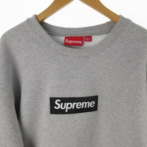 SUPREME(シュプリーム) サイズ:S 18AW 広がっ Box Logo Crewneck  