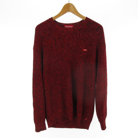シュプリーム SUPREME 21AW Melange Rib Knit Sweater small box logo 