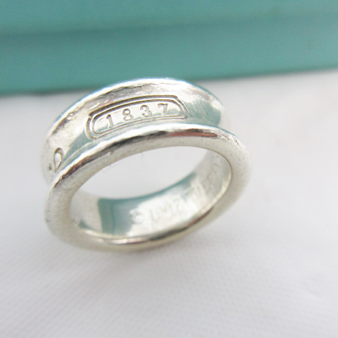 ティファニー TIFFANY & CO. 1837 ナロー ワイド リング 指輪 シルバー