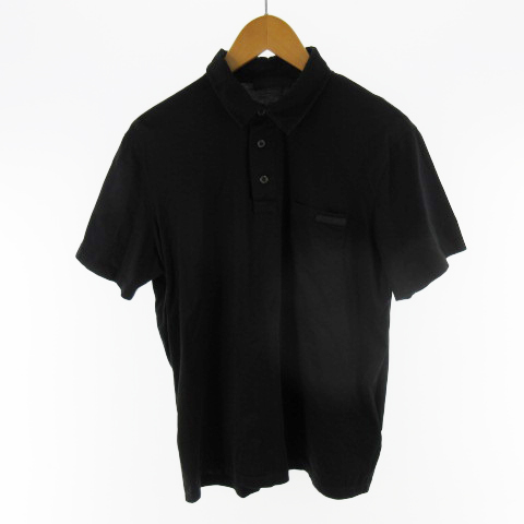 プラダ PRADA 18SS 半袖 ポロシャツ ロゴ ポケット UJN007-R131