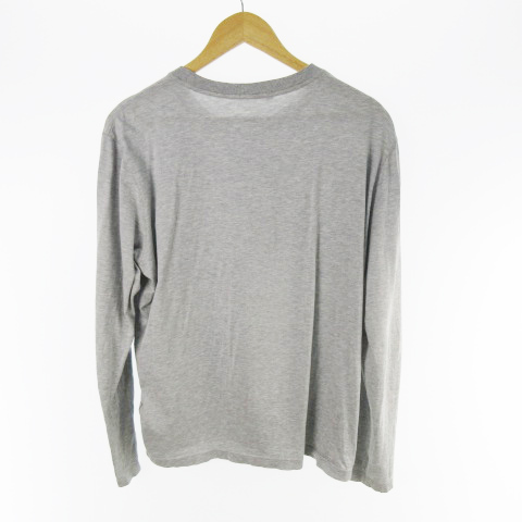 ルイヴィトン LOUIS VUITTON ロンTシャツ カットソー グレー LVロゴ 