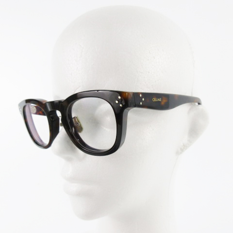 セリーヌ CELINE めがね サングラス ウエリントン CL50049J 鼈甲風 茶  