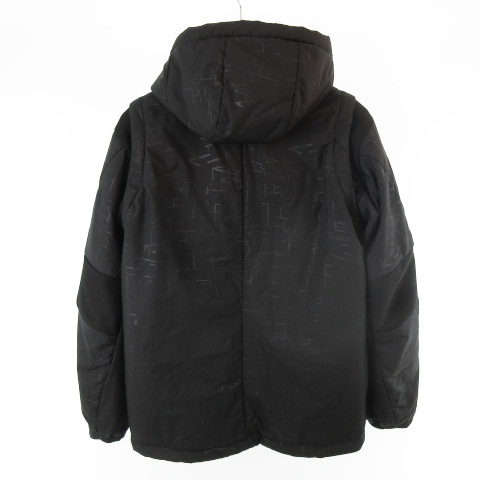 オークリー OAKLEY 中綿 ジャケット 柄 フード ベスト 袖取り外し可能