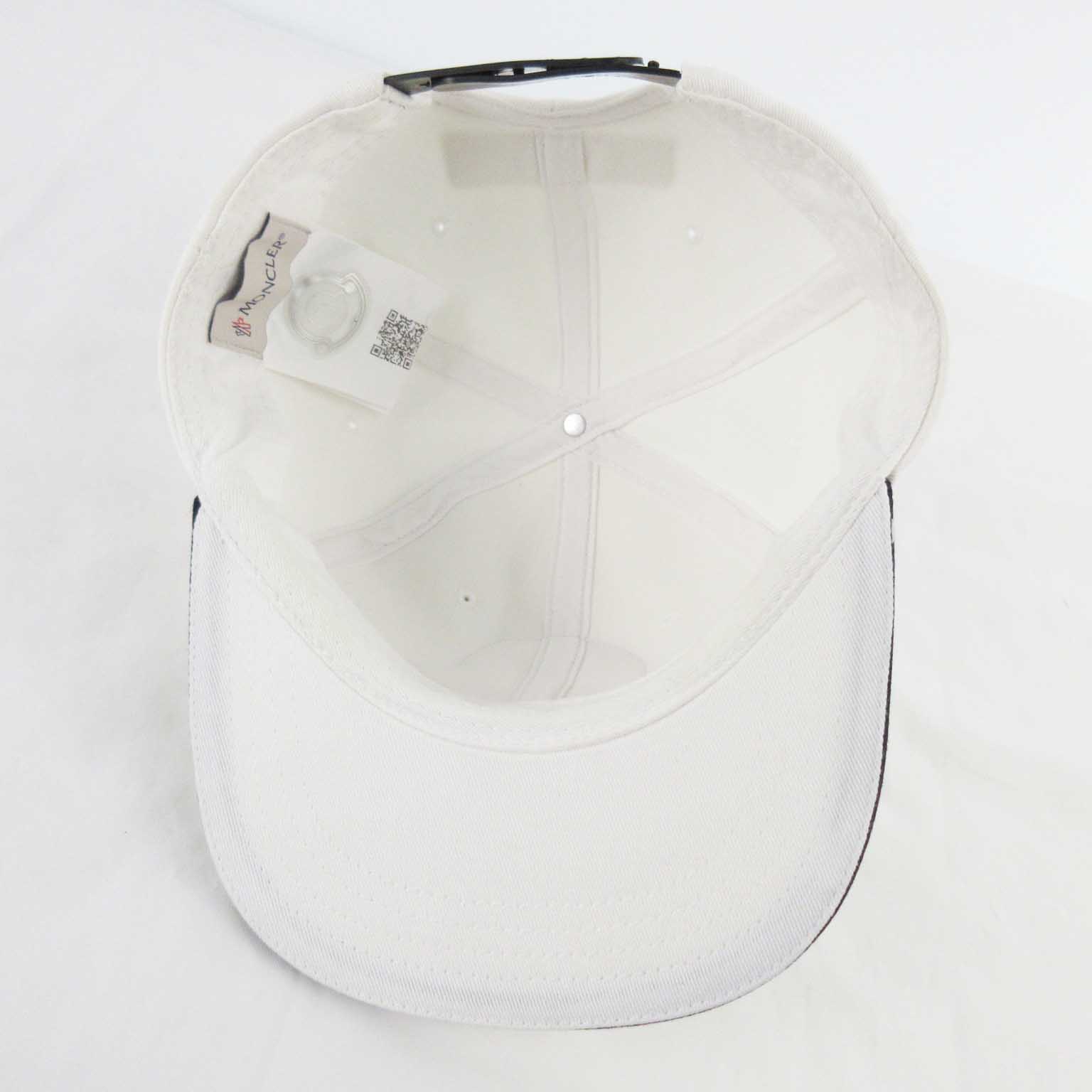 MONCLER キャップ 白 ホワイト モンクレール ホワイト（白）系 MONCLER(モンクレール) キャップ(メンズ) - 海外通販