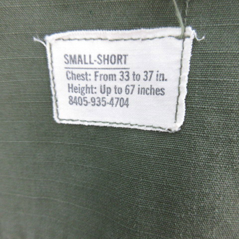 60's U.S.ARMY ジャングルファティーグ ジャケット 4th リップストップ