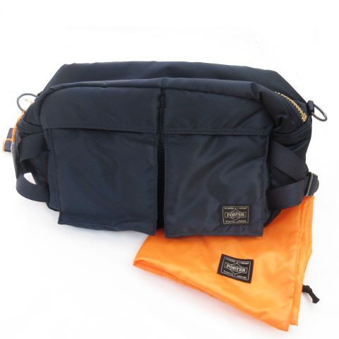 HEAD PORTER / TANKER WAIST BAG アイアンブルー 新型 ポーター