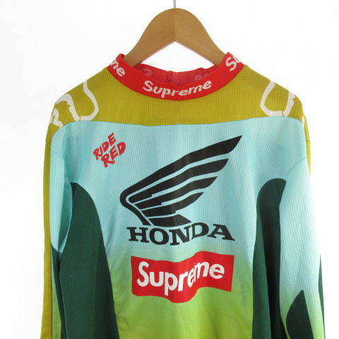 SUPREME 19AW Honda Fox Racing ジャージ S Supreme Honda Fox