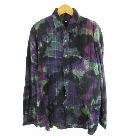 Rebuild by Needles マルチチェックネルシャツ M Rebuild by Needles | Flannel Shirt | 7 Cuts Shirt | M Size