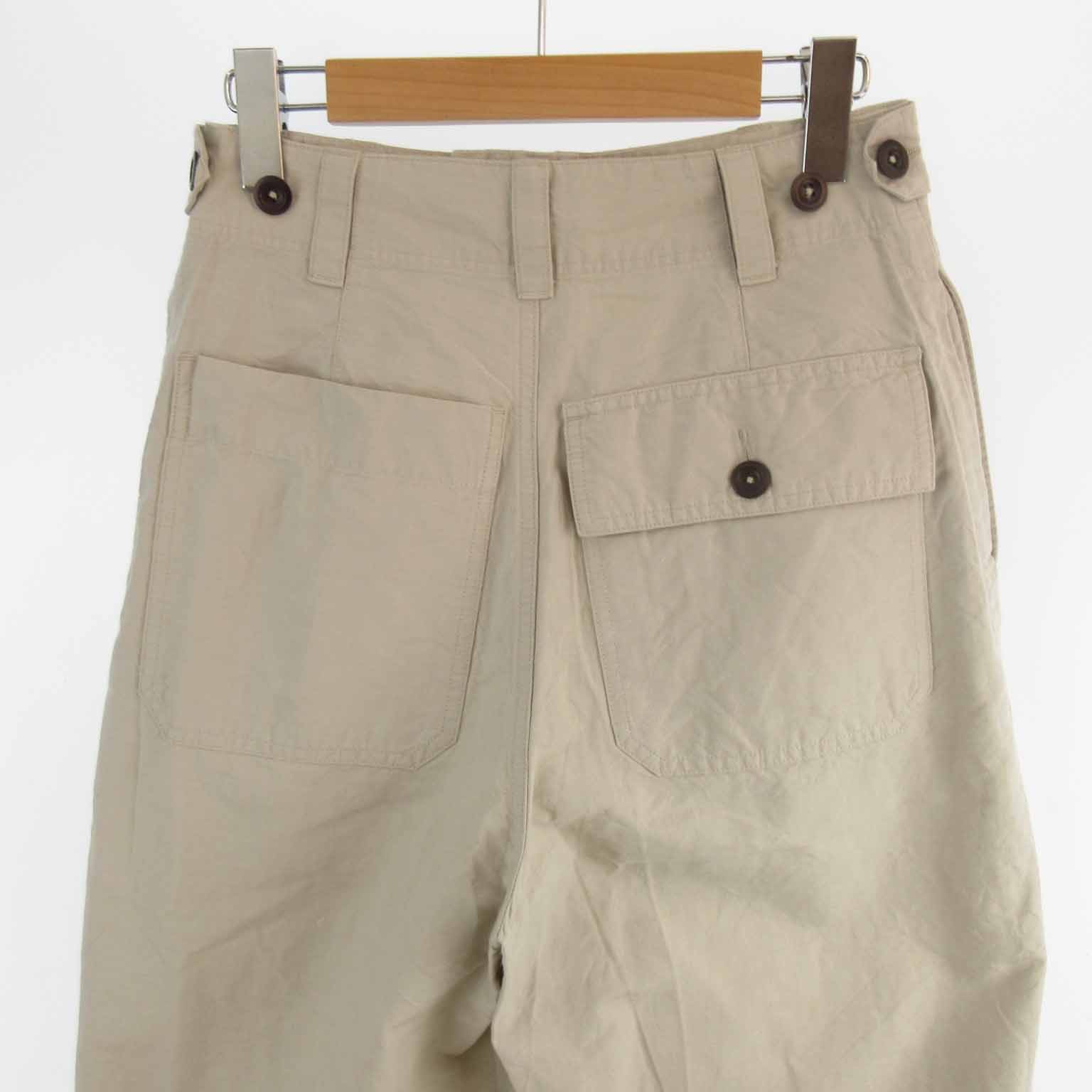 マーガレットハウエル MHL. 22SS DRY COTTON LINEN トラウザーズ