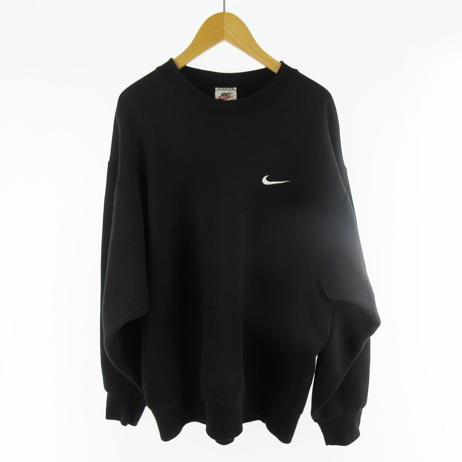 ナイキ NIKE USA製 90'S 2枚タグ スウェット トレーナー ロゴ 刺繍 ス