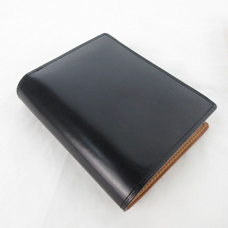 GANZO ガンゾ財布 二つ折 ブラック黒 ブラウン レザー