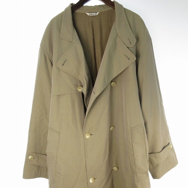 AURALEE ベージュ トレンチコート Naoto｜AURALEEのトレンチコートを