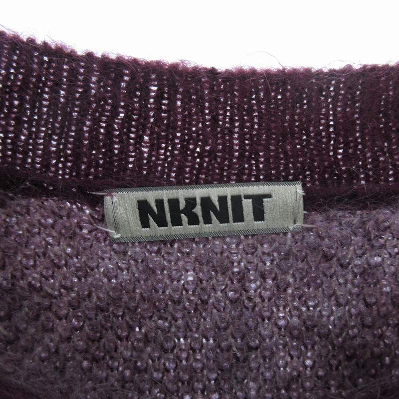 22AW ンニット NKNIT wave pattern mohair KNIT ニット セーター 