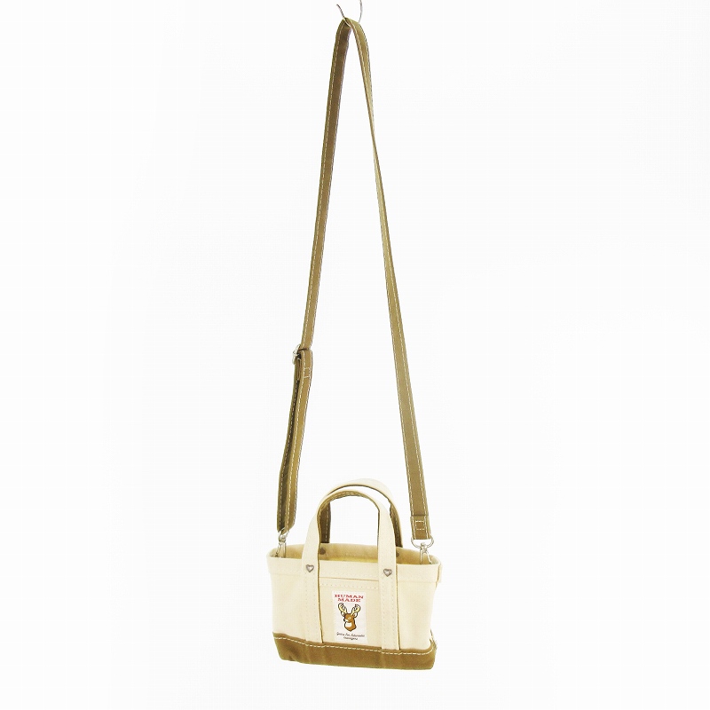HUMANMADE ショルダーバッグ HUMAN MADE ヒューマンメイド ショルダーバッグ 生成り